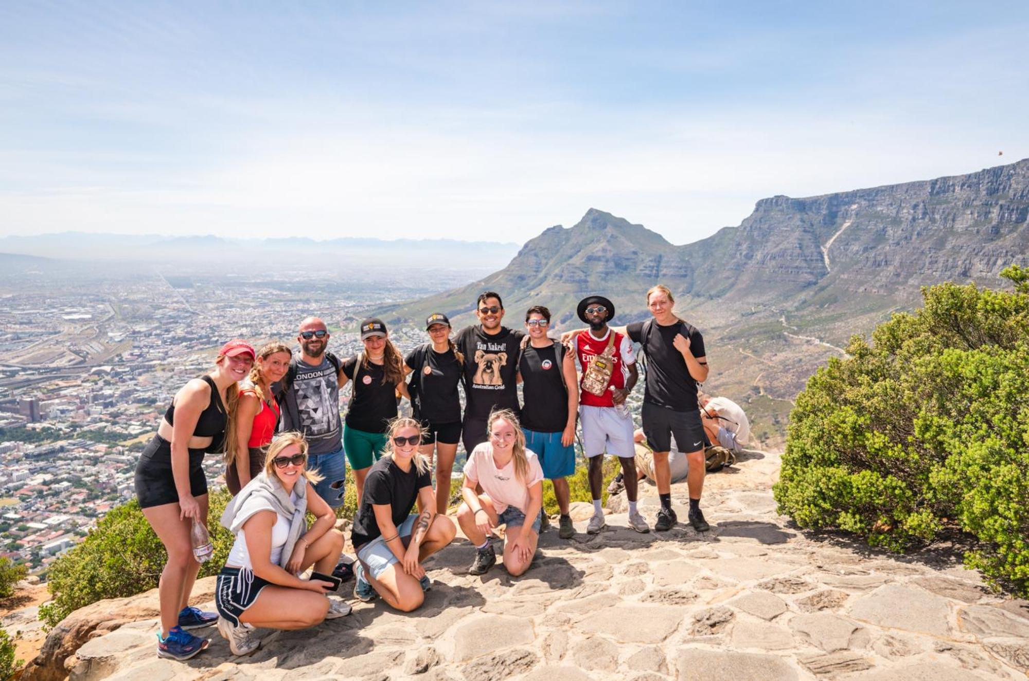 Never At Home Green Point Kapstaden Eksteriør billede The team at Table Mountain, Cape Town, South Africa